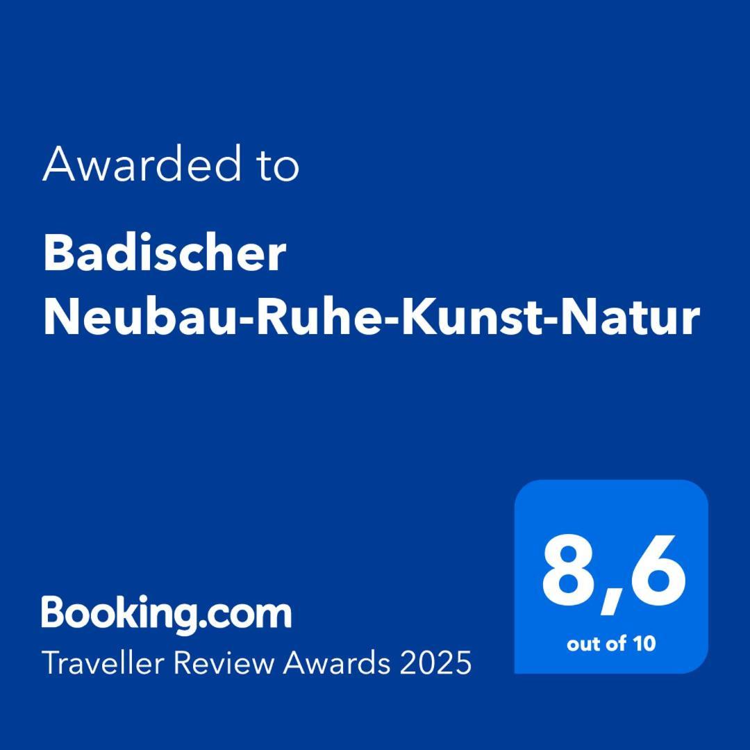 Badischer Neubau-Ruhe-Kunst-Natur Rheinau Dış mekan fotoğraf